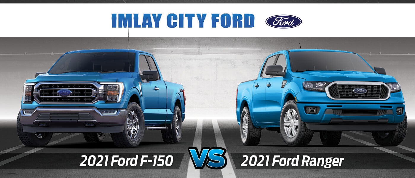 2021 Ford F-150 vs. Ford Ranger