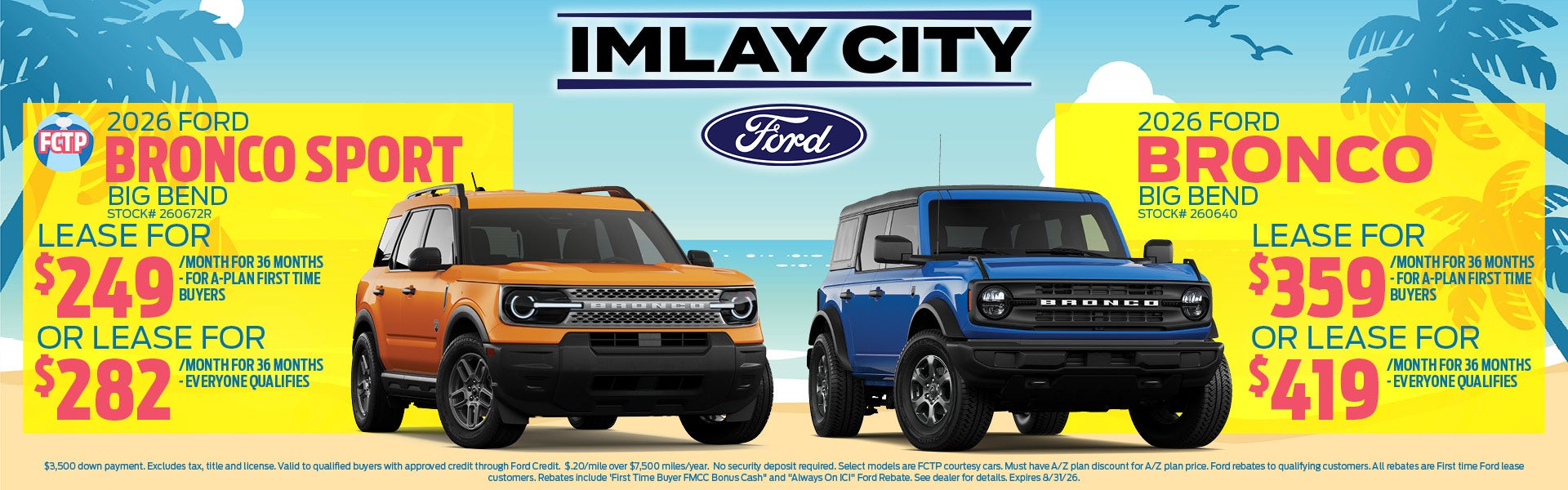 2026 Ford Bronco and Sport Sales Event | Imlay City Ford