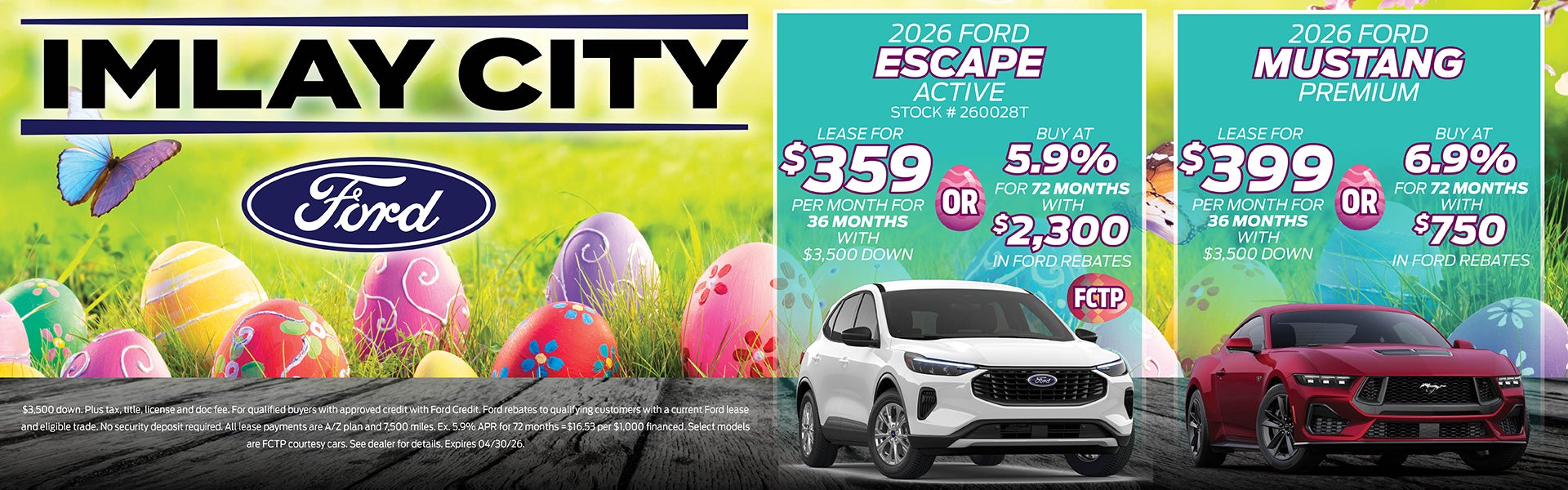 April Deals | Imlay City Ford