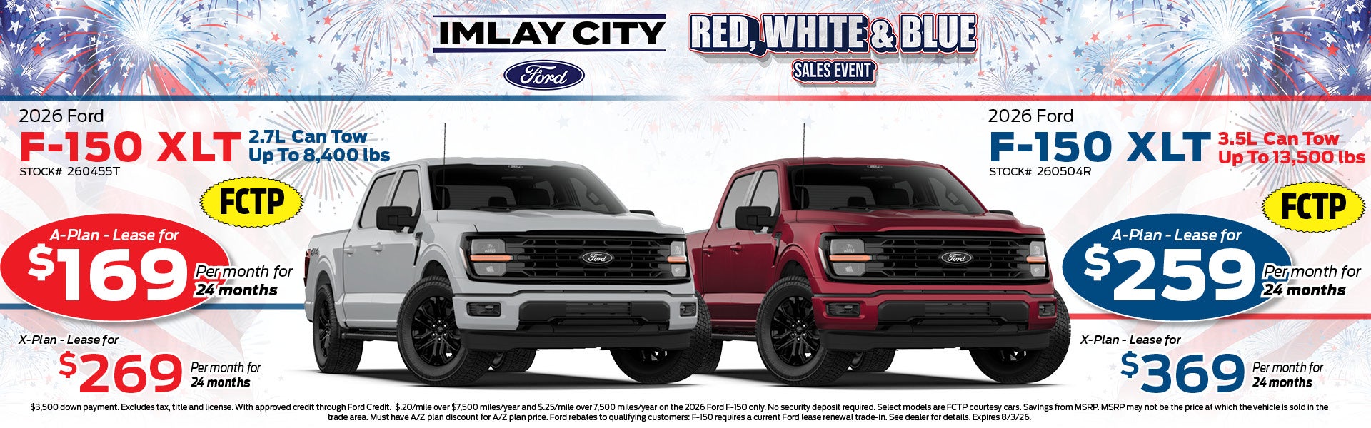 Red, White, & Blue Sales Event | Imlay City Ford