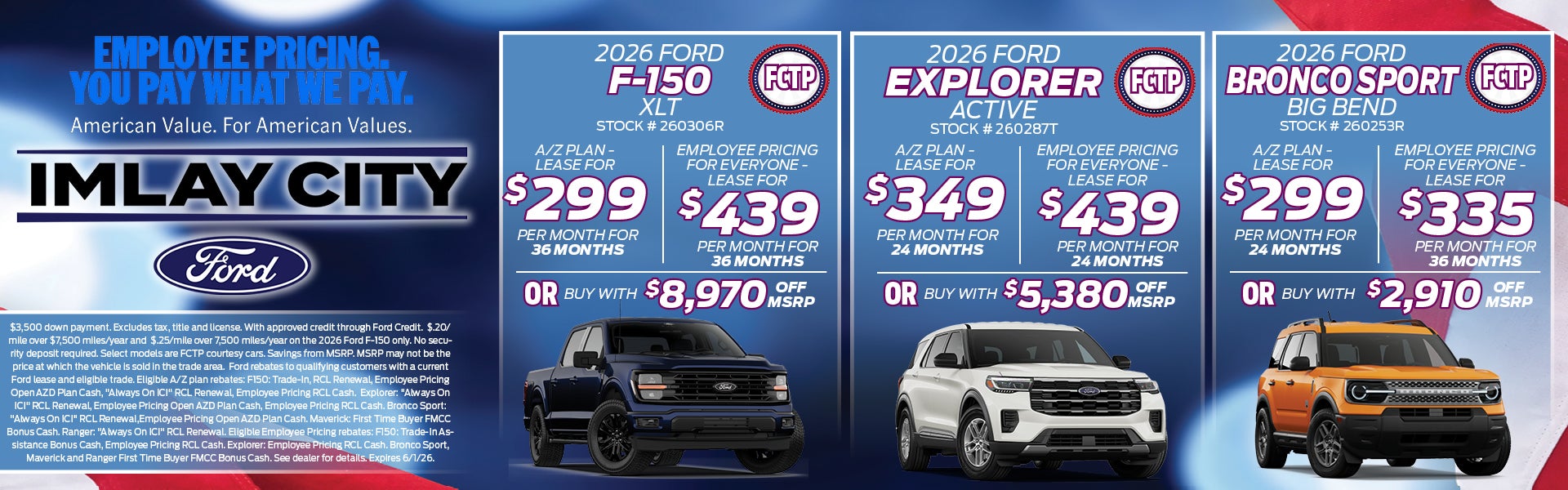 May Deals | Imlay City Ford