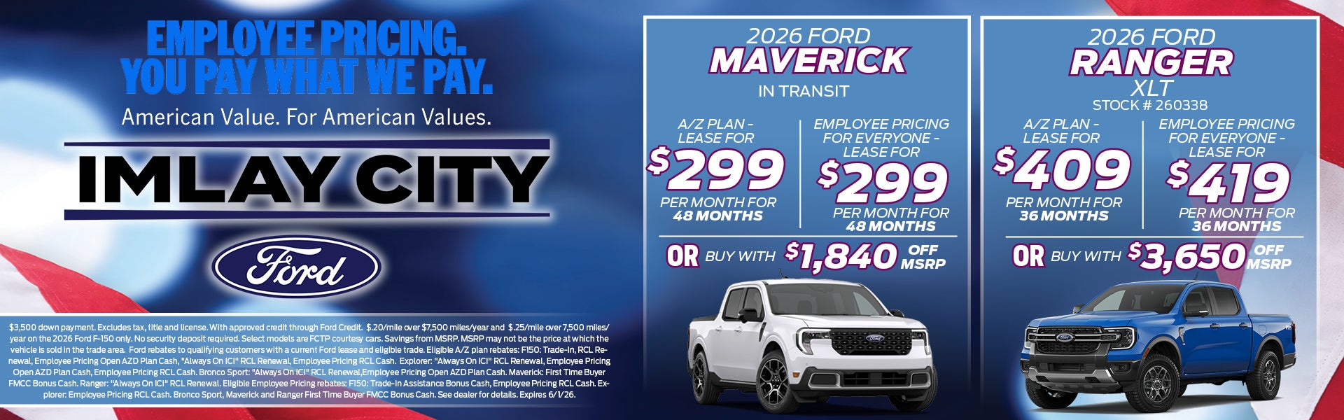 May Deals | Imlay City Ford