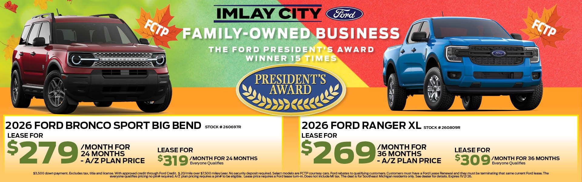 October Specials | Imlay City Ford