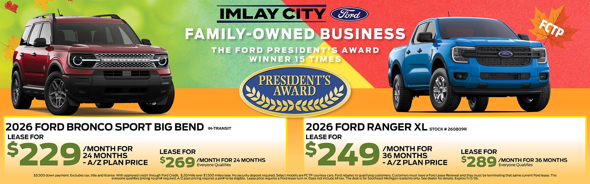 October Specials | Imlay City Ford
