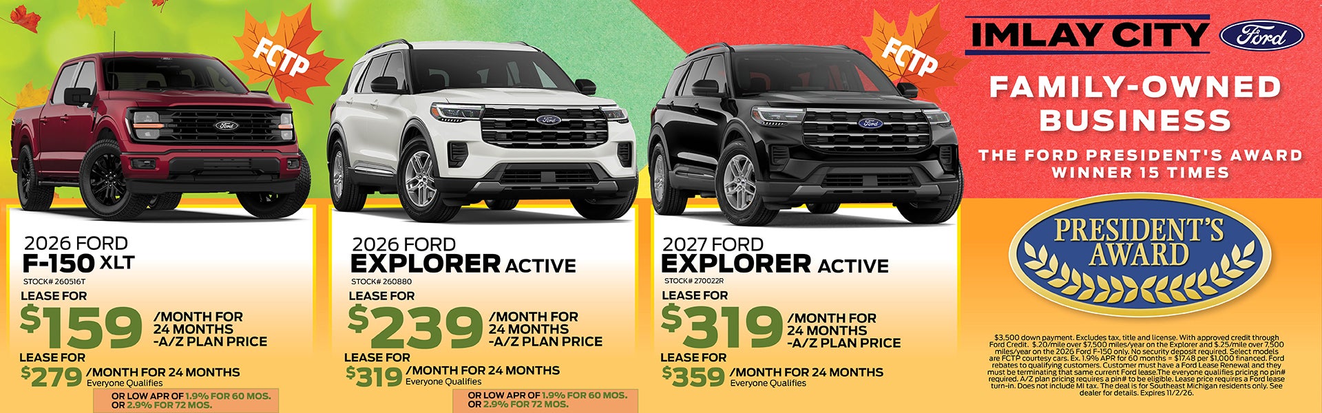October Specials | Imlay City Ford