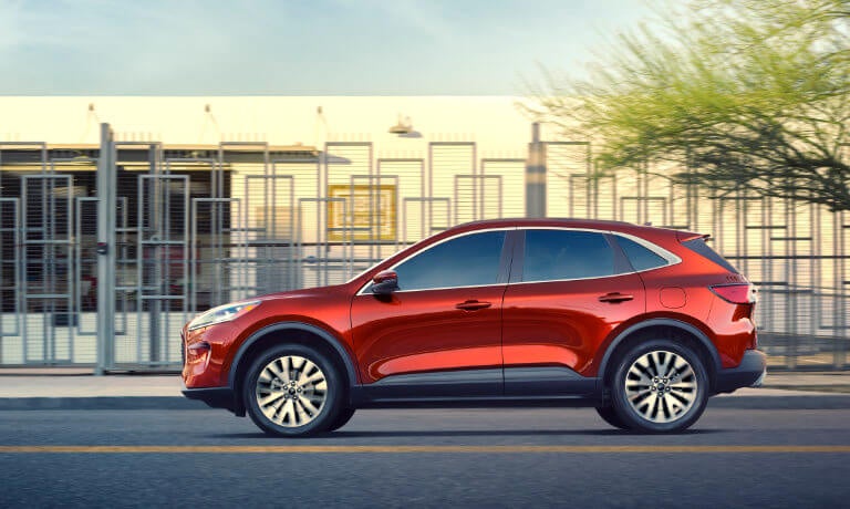 2020 Ford Escape driving in the city