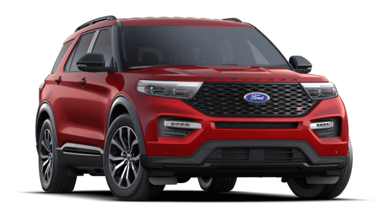 2021 Ford Explorer ST Rapid Red