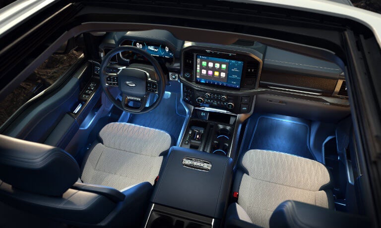 2021 Ford F-150 interior and infotainment system