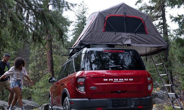 2022 Ford Bronco Sport exterior customized with rooftop tent accessory