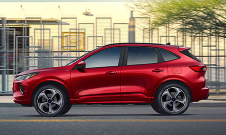 2023 Ford Escape exterior by industrial building