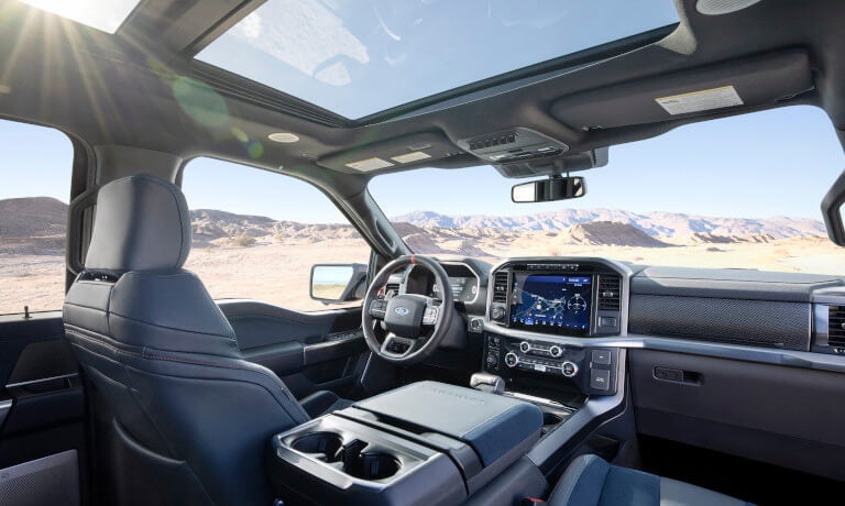 2023 Ford F-150 interior front seating