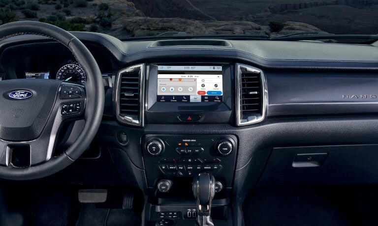 Ford Ranger 2023. interior front dashboard