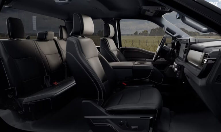 2023 Ford F-250 interior seating
