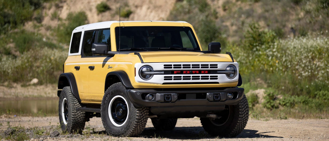 2025 Ford Bronco Heritage parked in desert