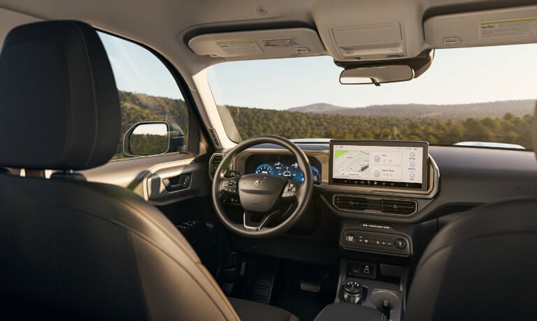 2025 Ford Bronco Sport interior front seats and dashboard