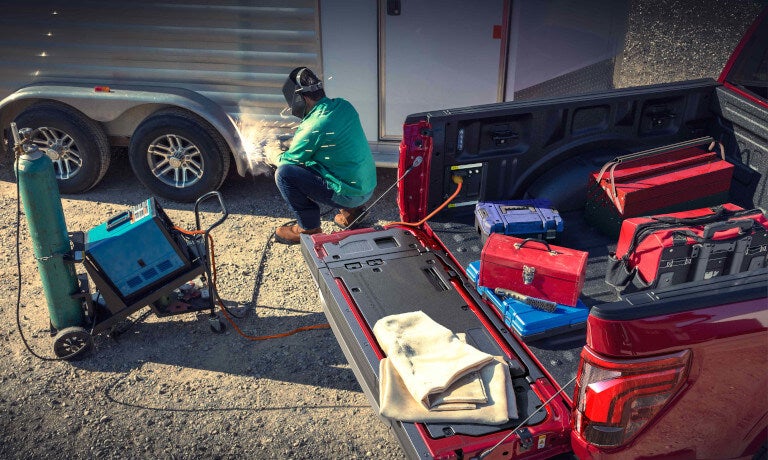 2025 Ford F-150 powering equipment from bed