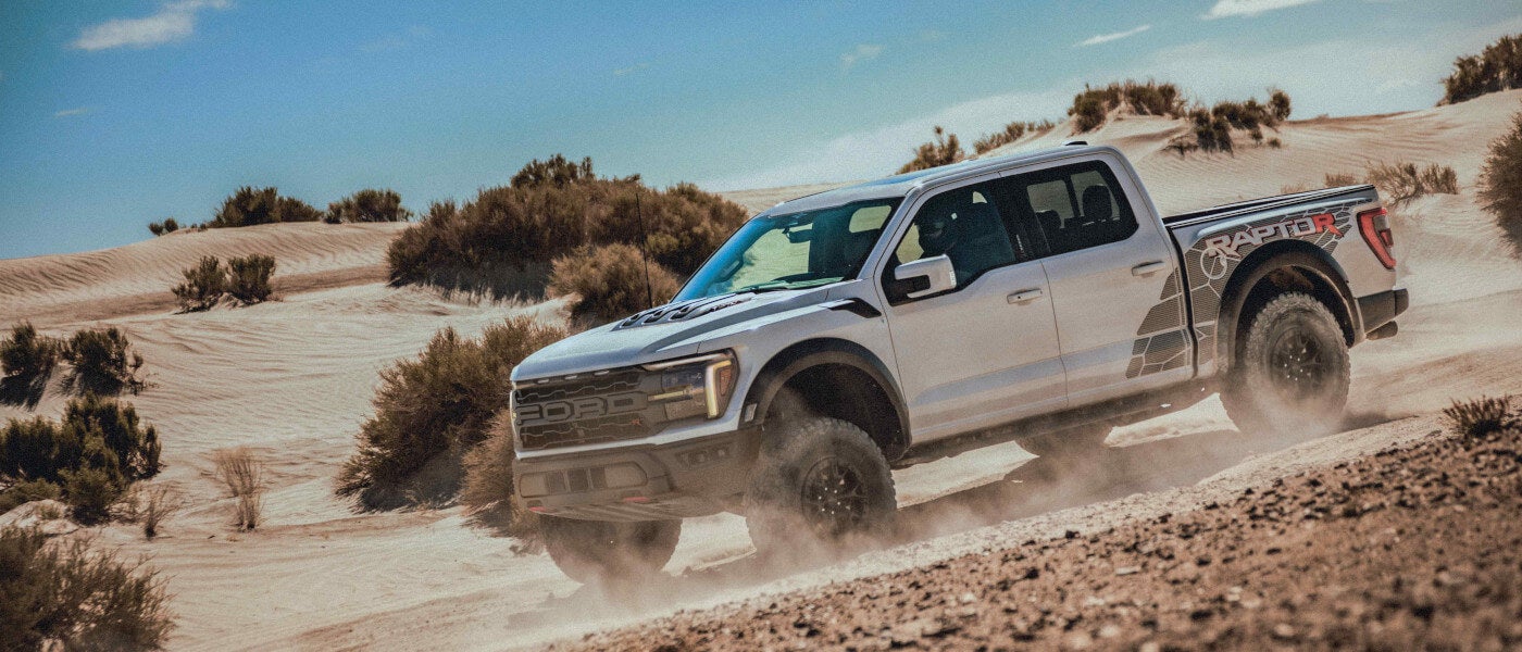 2025 Ford F-150 offroading in desert