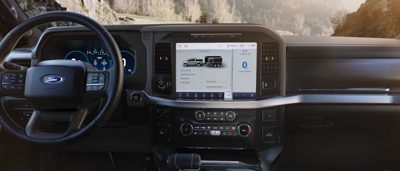 2025 Ford F-150 dashboard and infotainment system