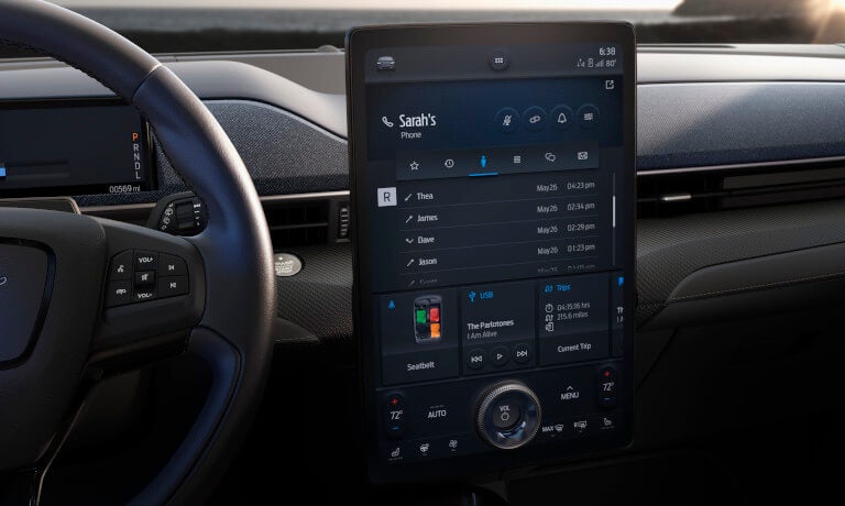 2025 Ford Mustang Mach-E infotainment system