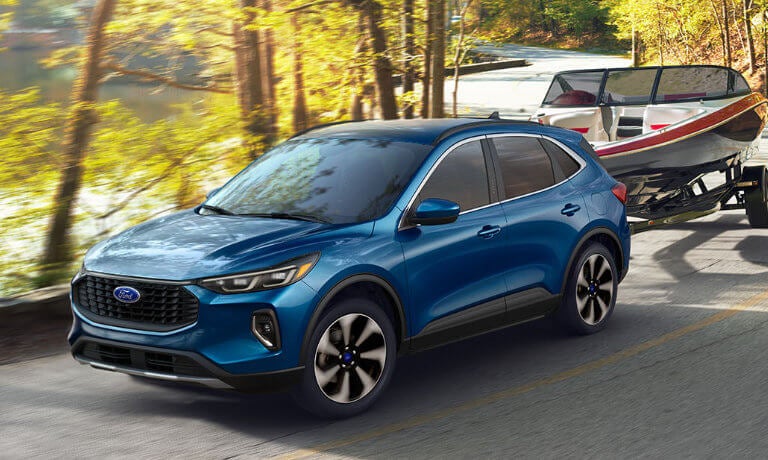 2026 Ford Escape towing a boat