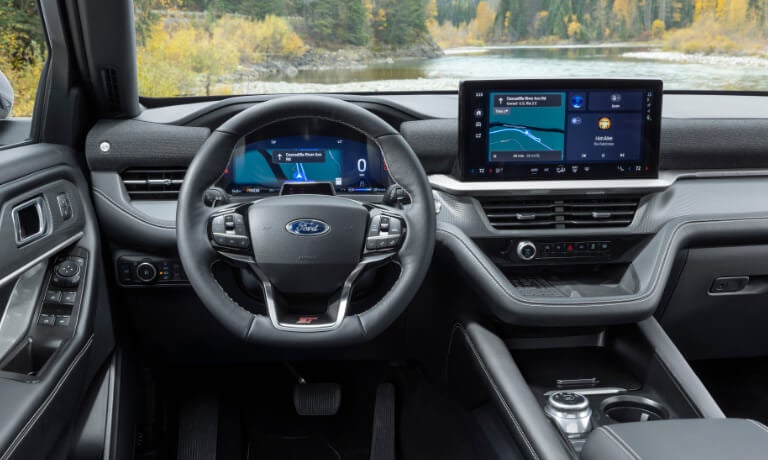 2026 Ford Explorer interior dashboard and tech