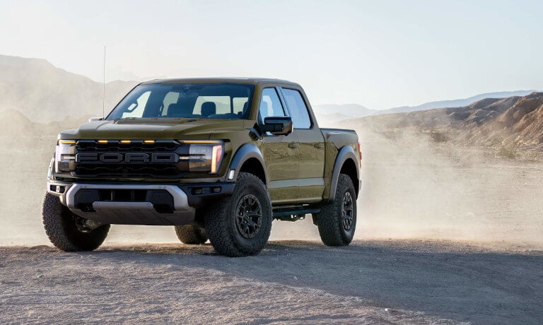 2026 Ford F-150 parked in dusty desert