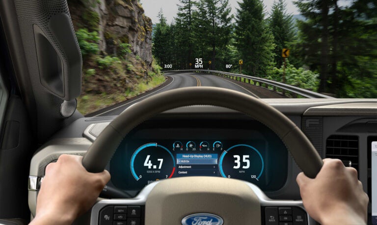 2026 Ford F-150 interior HUD