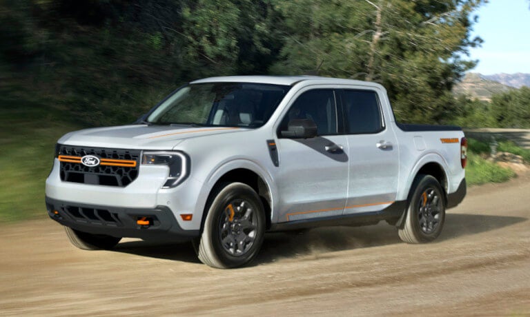 2026 Ford Maverick on a dirt road