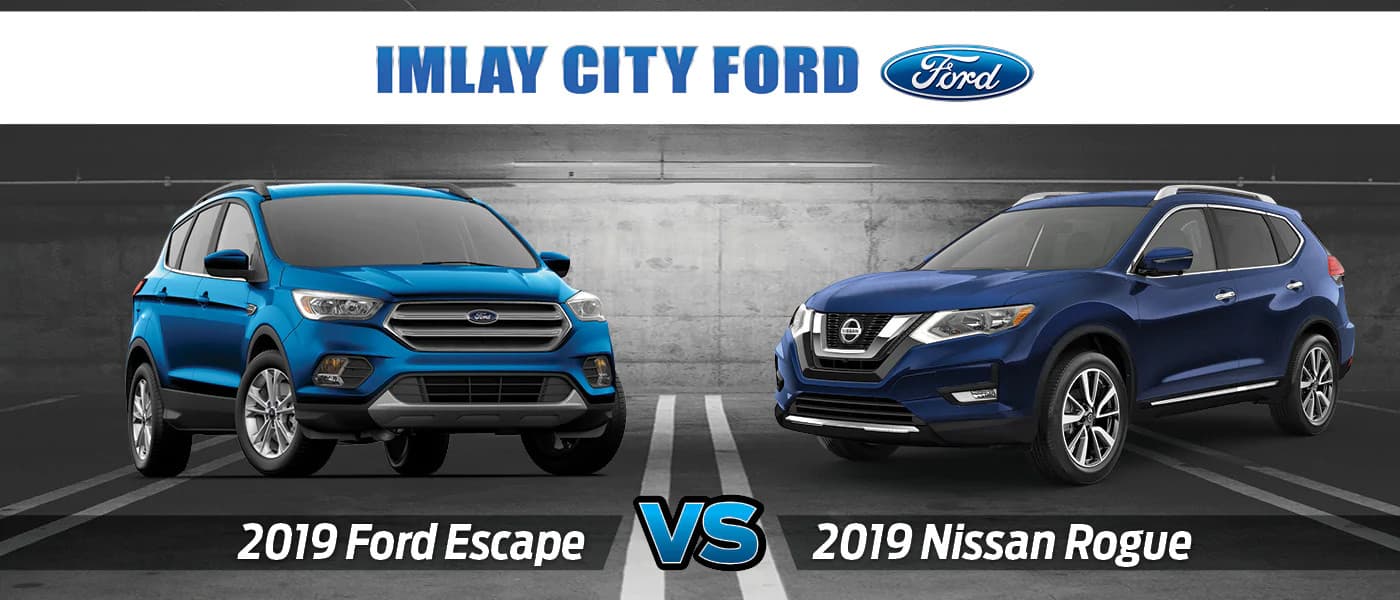 2019 Ford Escape vs. Nissan Rogue