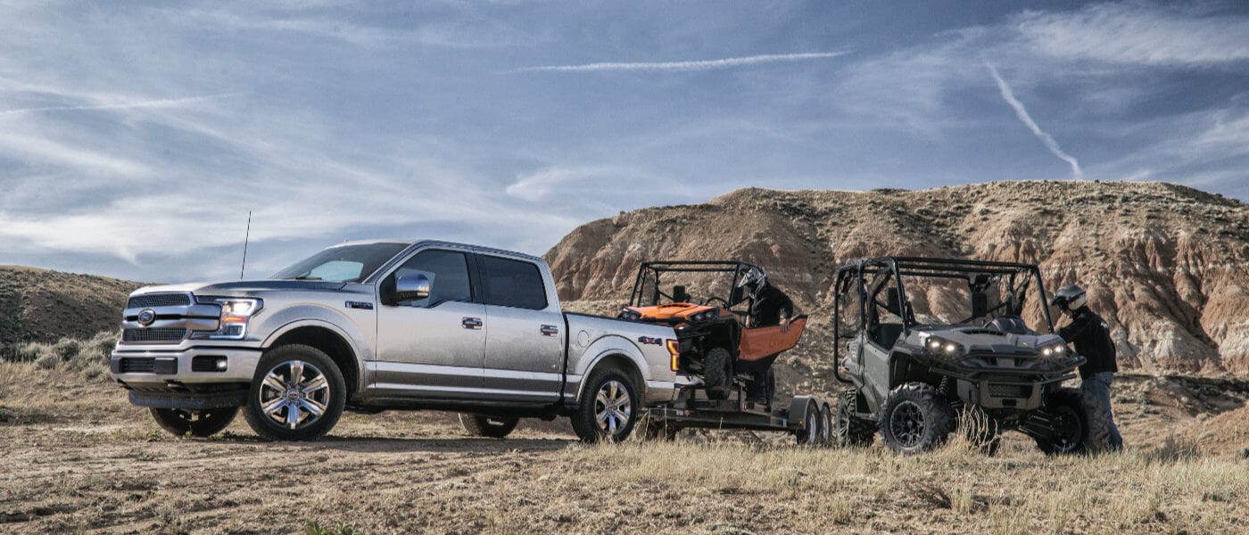 2019 Ford F-150 towing vehicle