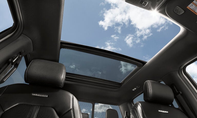 2021 Ford F-150 interior sunroof