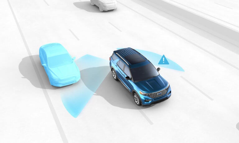2021 Ford Explorer blindspot safety sensors