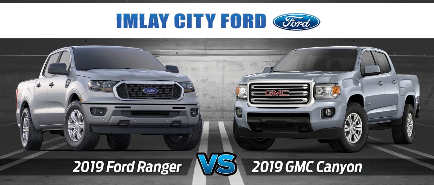 2019 Ford Ranger vs. 2019 GMC Canyon