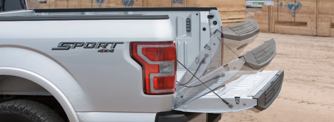 The Truck bed of a Ford F-150