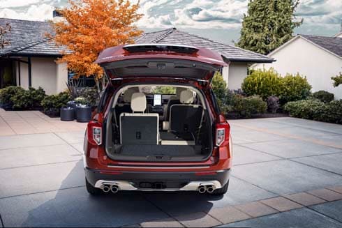 2020 Ford Explorer interior trunk