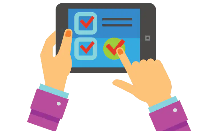 Filling out a credit application