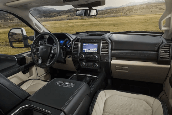 2020 Ford Super Duty interior features 2020 Ford Super Duty interior features